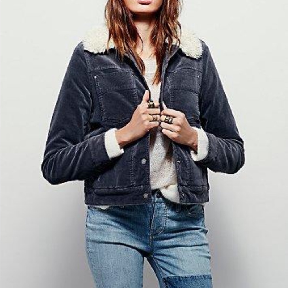 Free people Sherpa Corduroy jacket